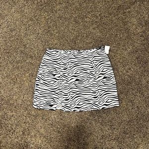 Shein Zebra Skirt - XL